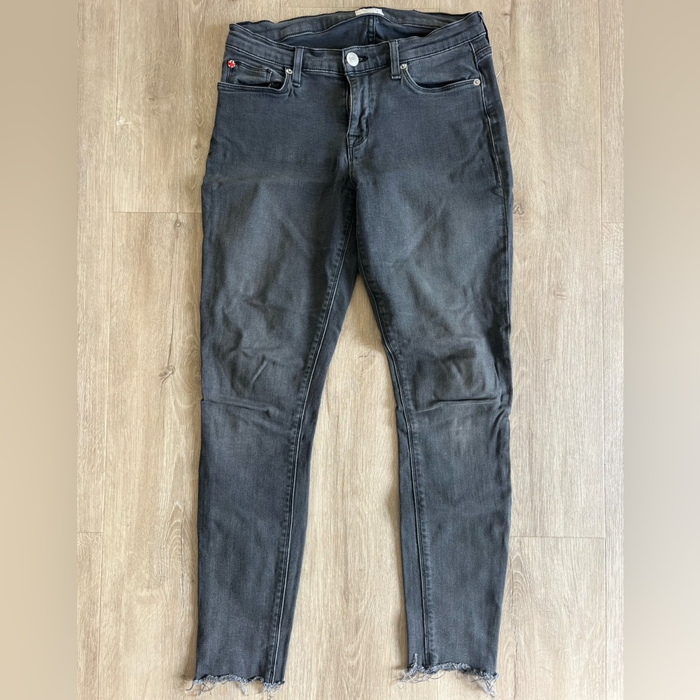 Hudson denim, Krista ultra skinny jean, size 28 black denim